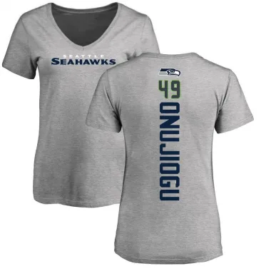 Ash Women's Joshua Onujiogu Seattle Seahawks Backer V-Neck T-Shirt -