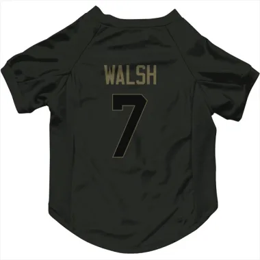 Black Seattle Seahawks Blair Walsh   Service Dog & Cat Pet Jersey