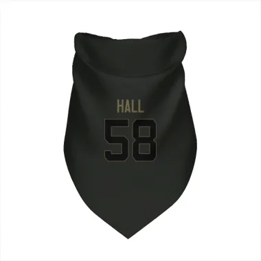 Black Seattle Seahawks Derick Hall   Service Dog & Cat Pet Bandana