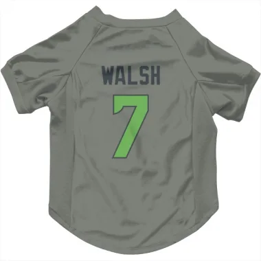 Green Seattle Seahawks Blair Walsh  Gray Neon  Dog & Cat Pet Jersey
