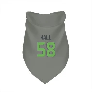 Green Seattle Seahawks Derick Hall  Gray Neon  Dog & Cat Pet Bandana
