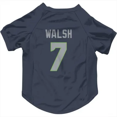 Navy Seattle Seahawks Blair Walsh   Dog & Cat Pet Jersey