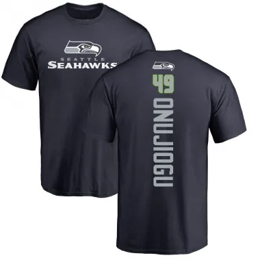 Navy Youth Joshua Onujiogu Seattle Seahawks Backer T-Shirt -